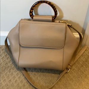 Sole society taupe crossbody bag